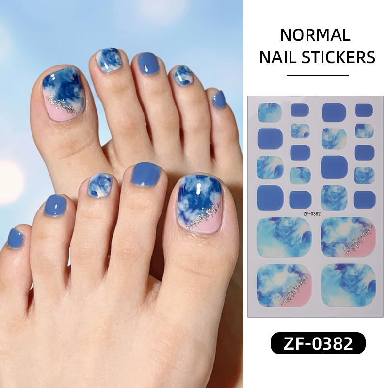 Nail Art Full Design - 22 szt. Naklejki na paznokcie u