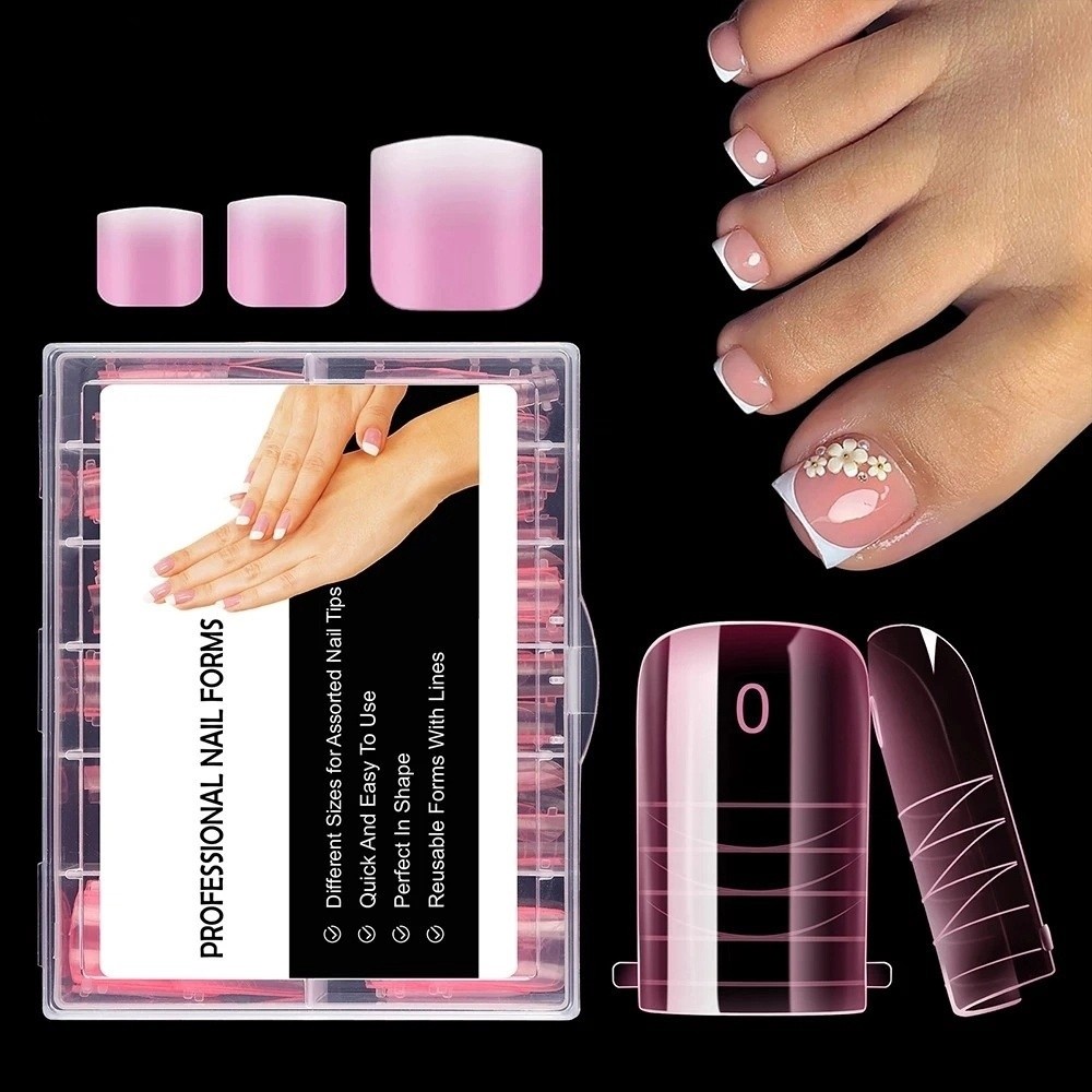 Nail Extension Form - 120 szt. Nowe Podwójne Formy do