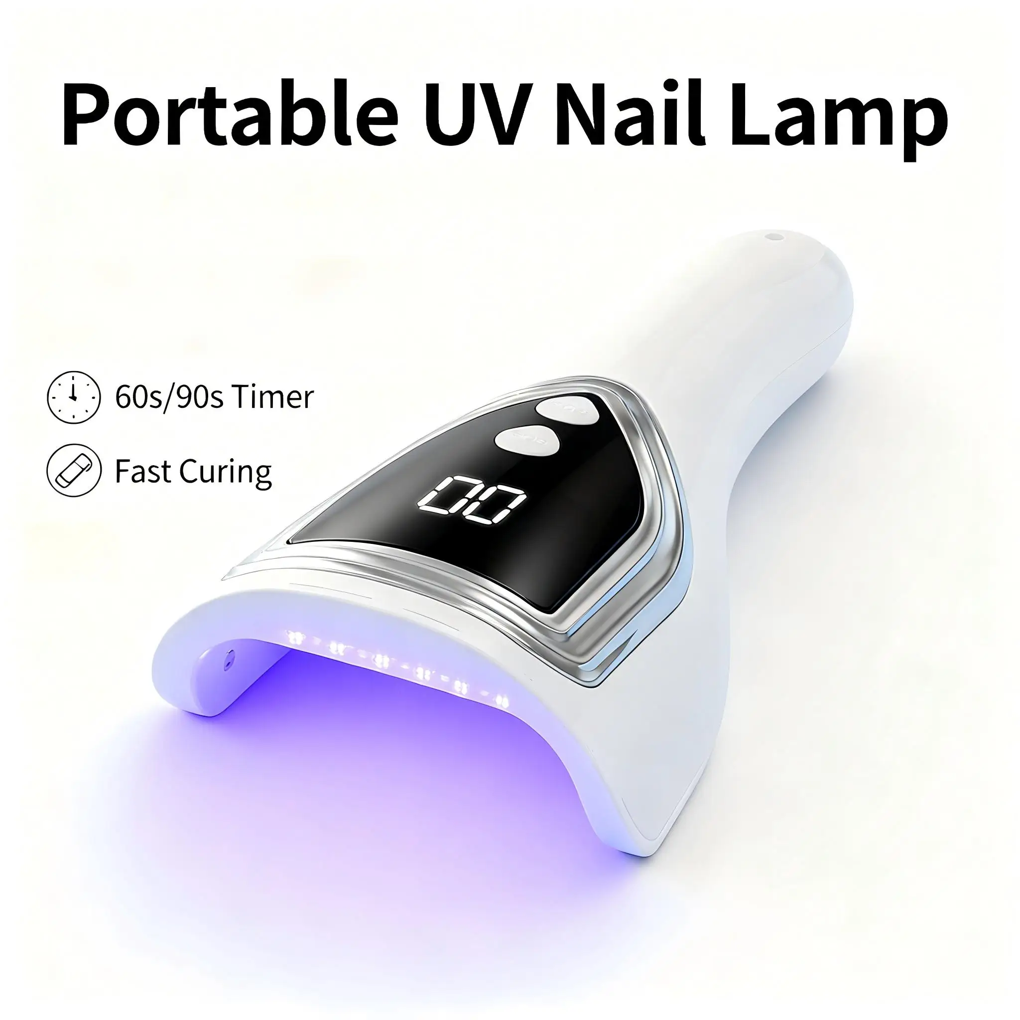 Uv Led Lamp Nail - Przenośna lampa UV do paznokci, ładowalna
