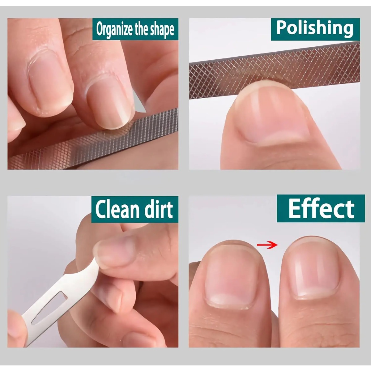 10/20 szt. Metalowy pilnik do  – Nail Extension Form recenzja i cena