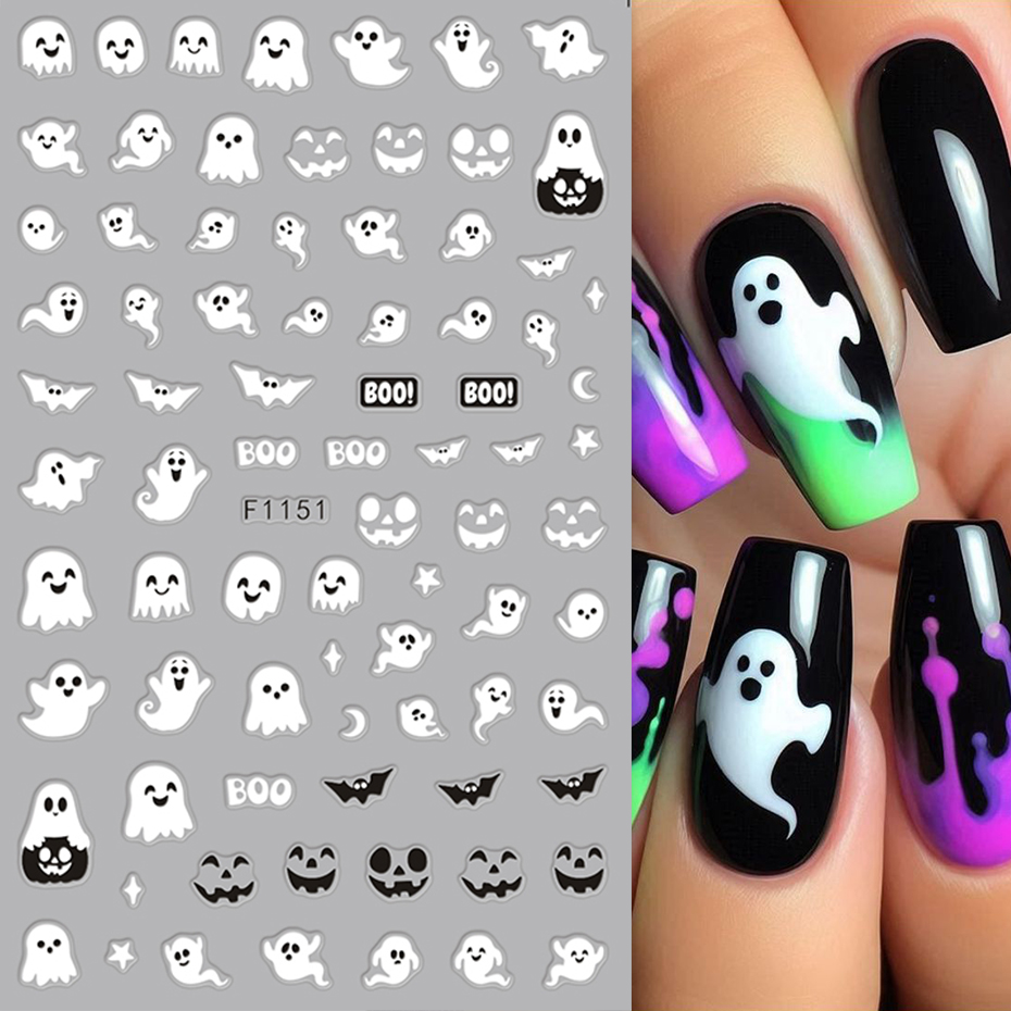 2 szt. Świecące naklejki na pa – Nail Art Full Design recenzja i cena