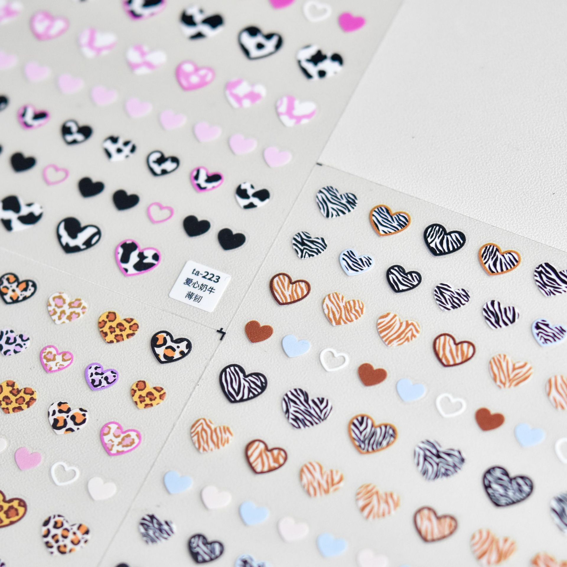 Zwierzę wzorzyste miłość serce – Nail Art Zebra Design recenzja i cena