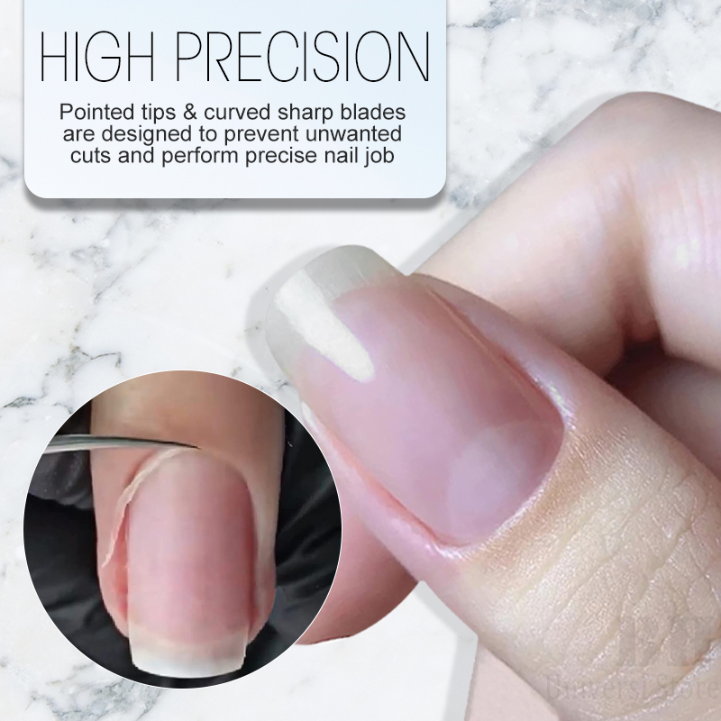 1 szt. Nożyczki do skórek obci – Nail Extension Form recenzja i cena