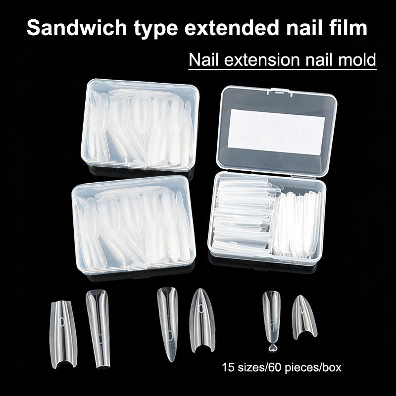 60 sztuk/pudełko Formy do pazn – Nail Extension Form recenzja i cena