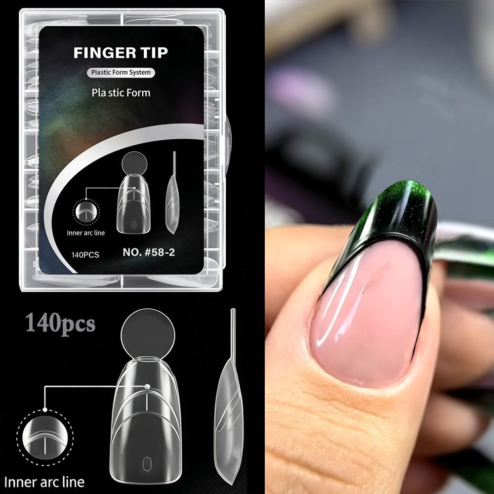 140 szt. Matowe Formy do Pazno – Nail Extension Form recenzja i cena