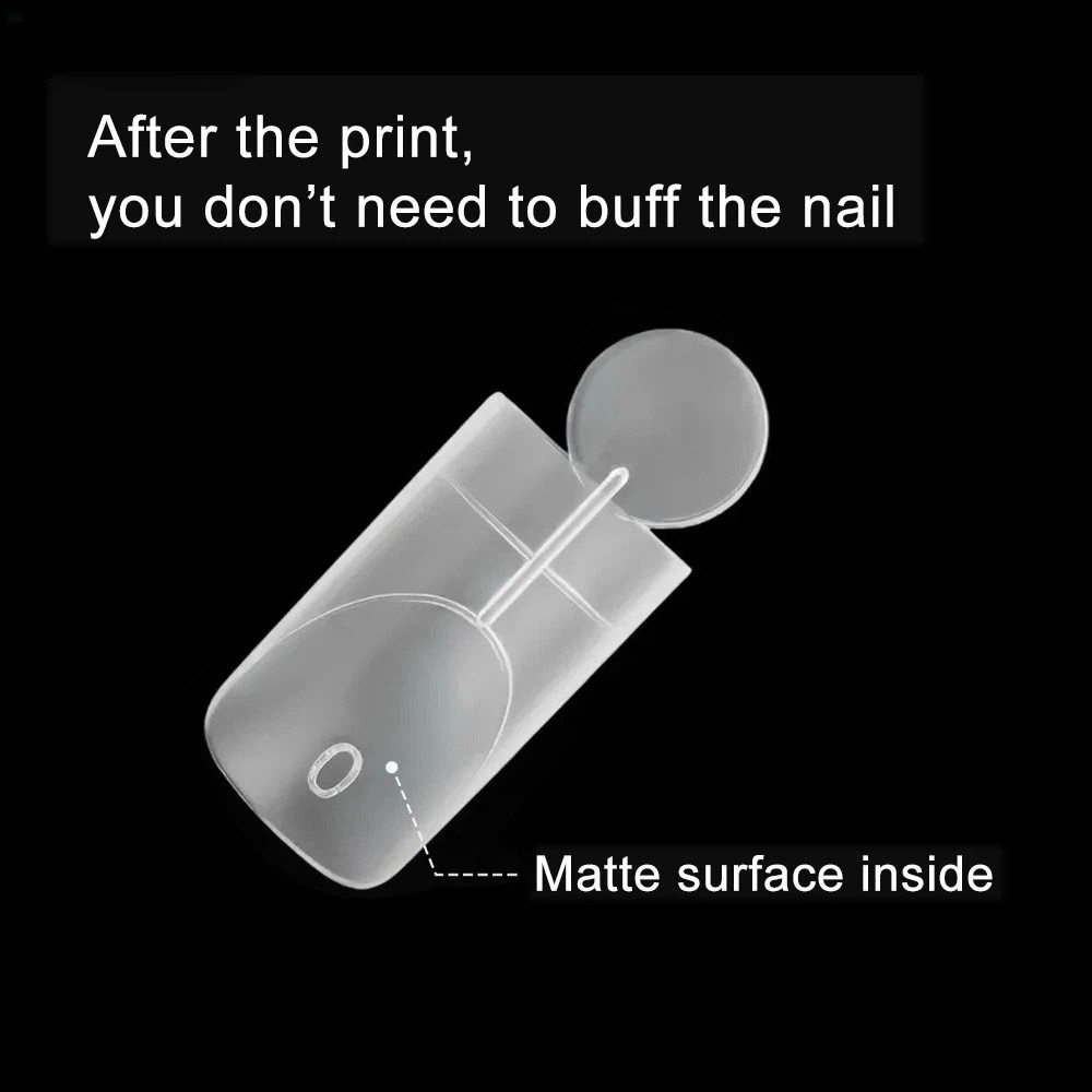 140 szt. Matowe Formy do Pazno – Nail Extension Form recenzja i cena