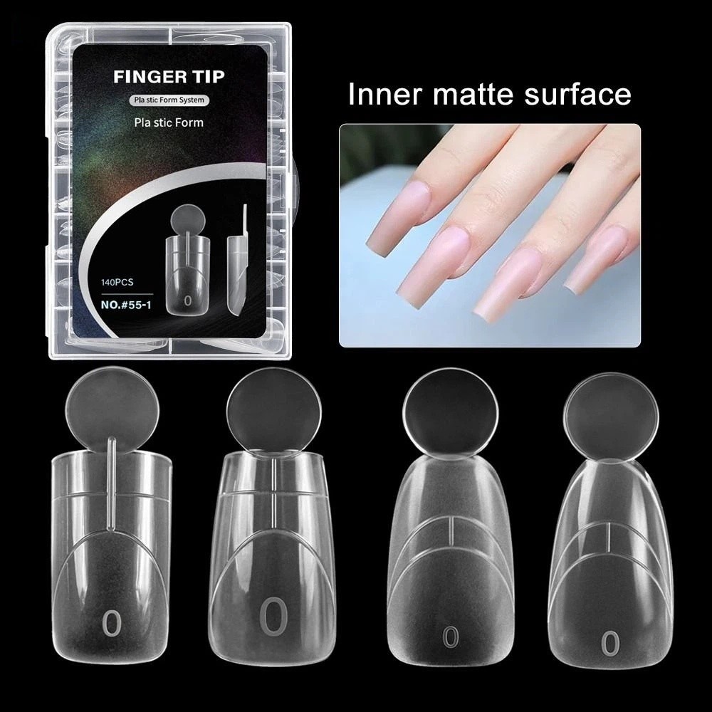 140 szt. Matowe Formy do Pazno – Nail Extension Form recenzja i cena