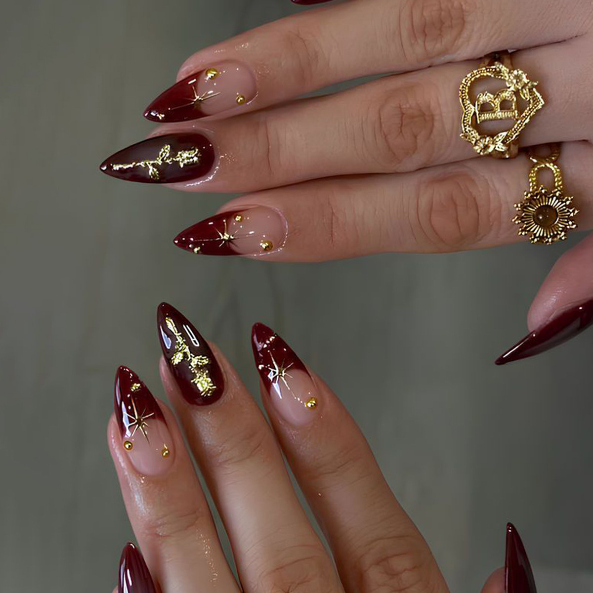 24 szt. Kwiatowe Długie Migdał – Nail Art Full Design recenzja i cena