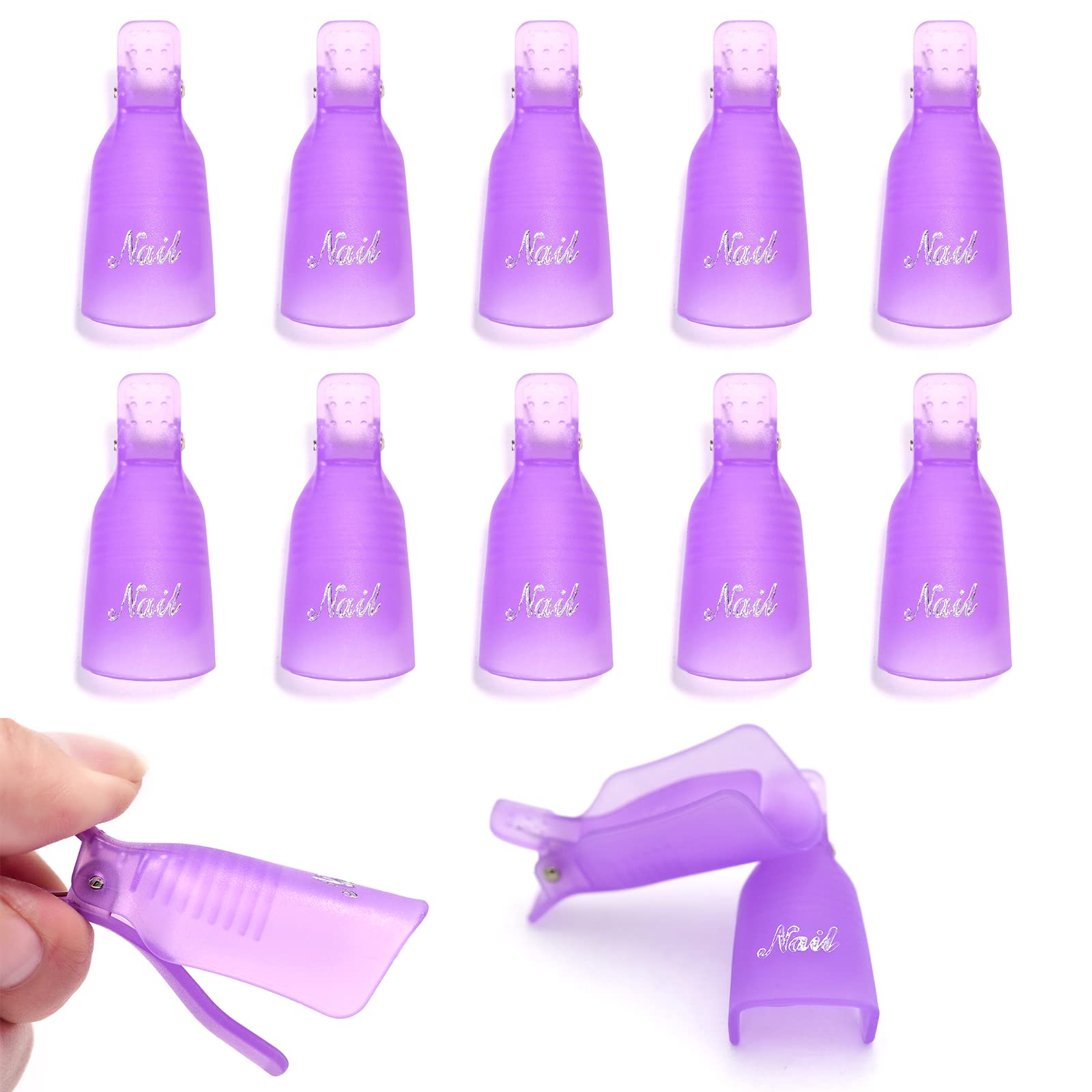 10 szt. Plastikowe klipsy do u – Nail Art Gel Polish recenzja i cena