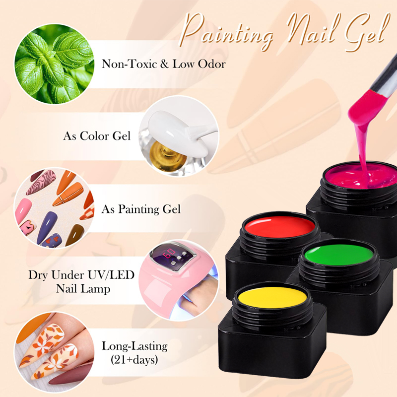 Żel do malowania CHUNSHU półst – Nail Art Full Design recenzja i cena