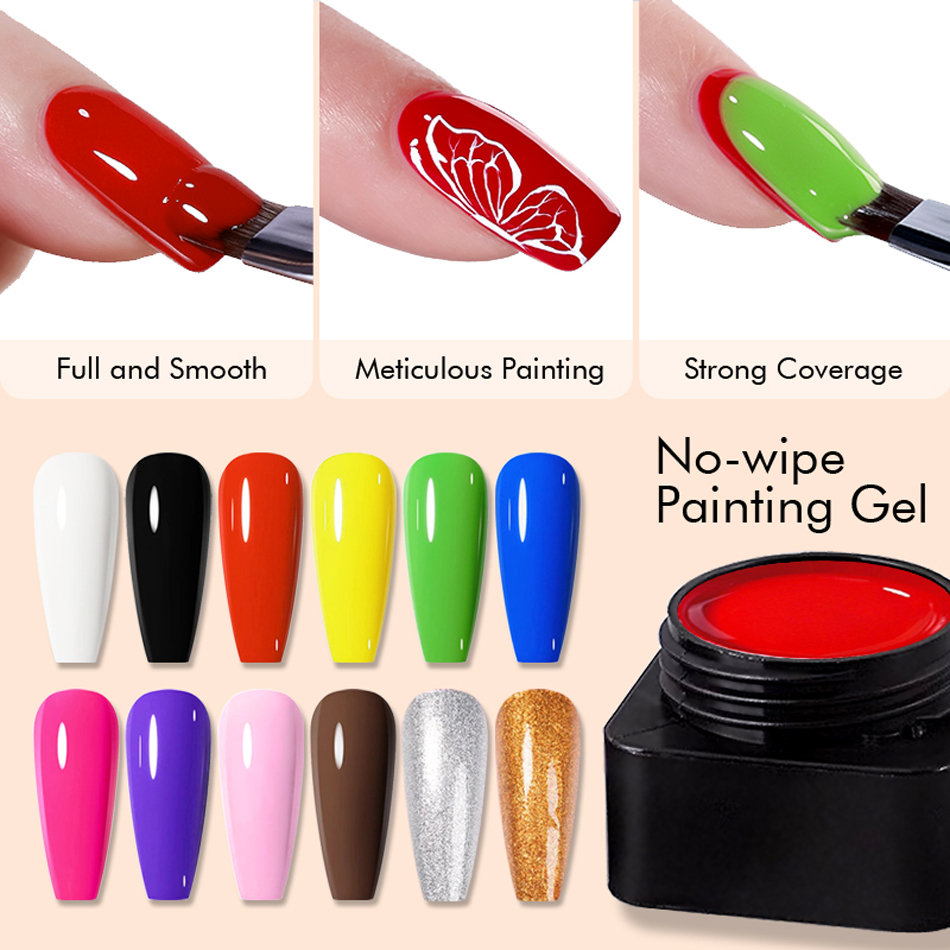 Żel do malowania CHUNSHU półst – Nail Art Full Design recenzja i cena