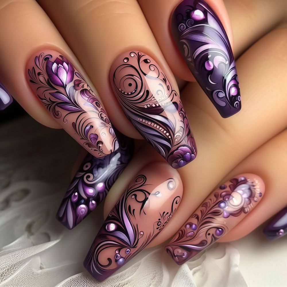 Średnie sztuczne paznokcie dla – Nail Art Full Design recenzja i cena