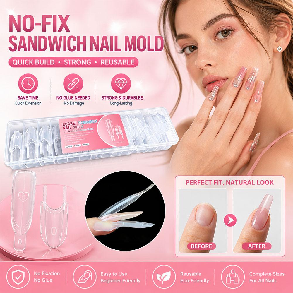 Zestaw 120 szt. szablonów do p – Nail Extension Form recenzja i cena