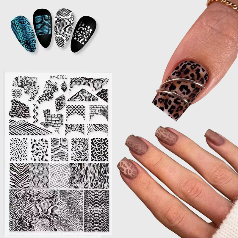 Nowe wzory zwierzęce: wąż, leo – Nail Art Zebra Design recenzja i cena