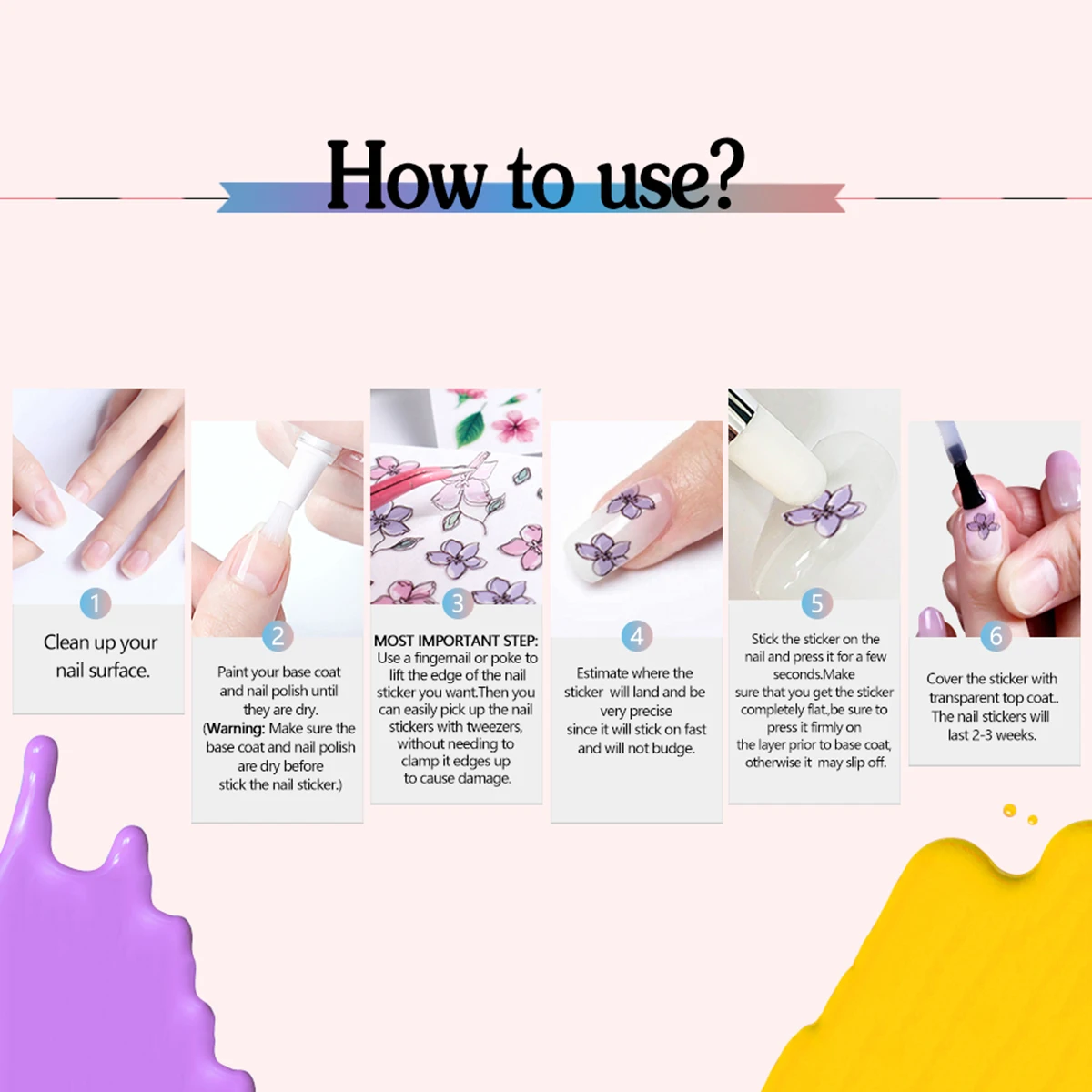 Naklejki do paznokci naklejki  – Nail Art Zebra Design recenzja i cena