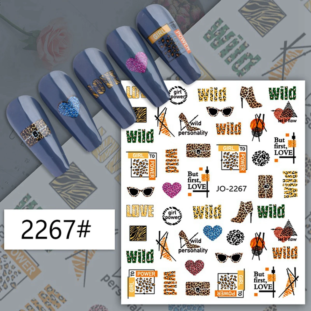 Naklejki do paznokci naklejki  – Nail Art Zebra Design recenzja i cena