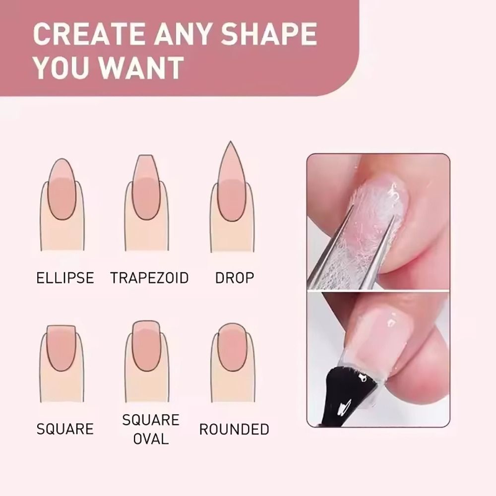 50 szt. Wytrzymałych, włóknino – Nail Extension Form recenzja i cena