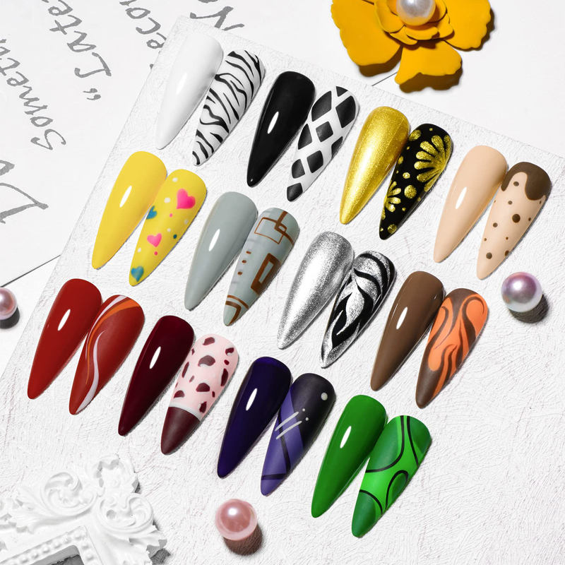 CHUNSHU 5ml No Wipe 4w1 Półsta – Nail Art Full Design recenzja i cena