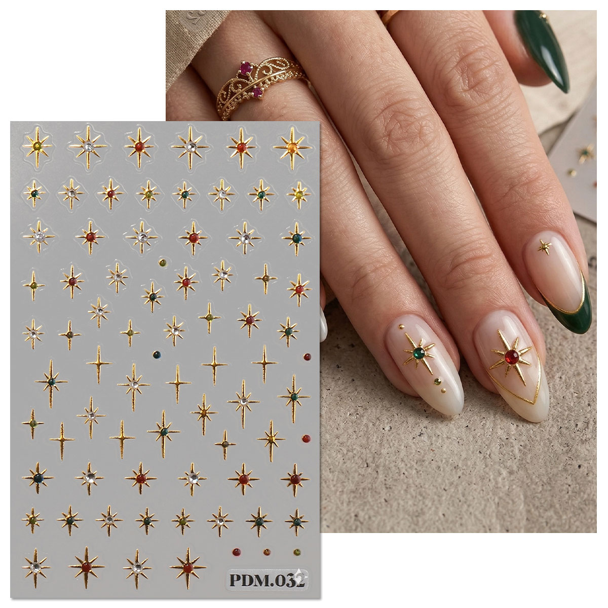 Naklejki na paznokcie Gold Sil – Nail Art Ramadan recenzja i cena
